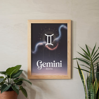 Gemini Birth Wall Art