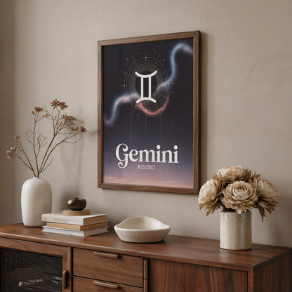 Gemini Birth Wall Art