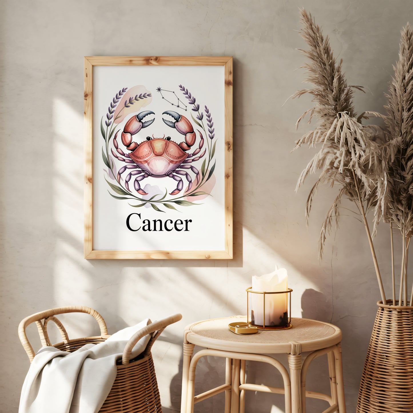 Cancer Earth Wall Art
