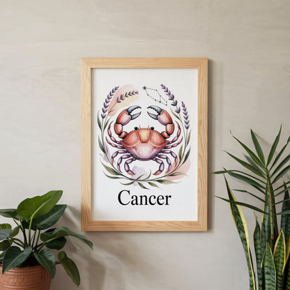 Cancer Earth Wall Art