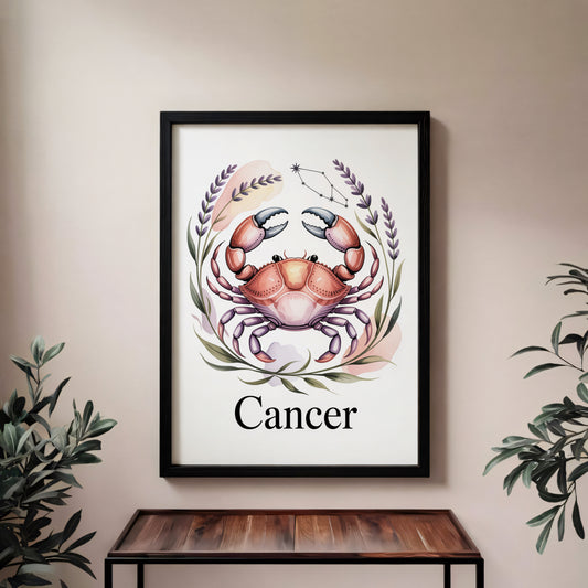 Cancer Earth Wall Art