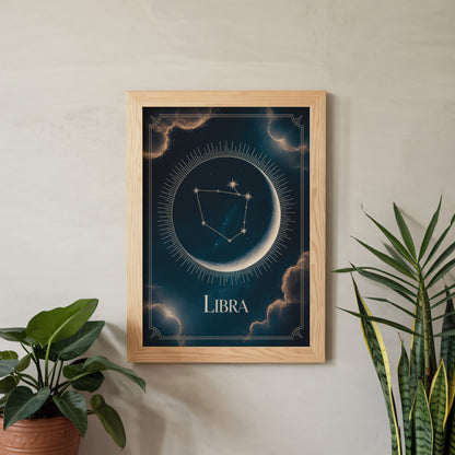 Libra Celestial Wall Art