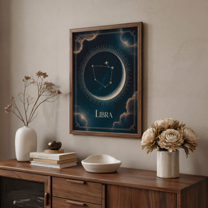 Libra Celestial Wall Art