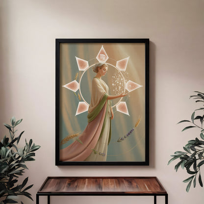 Virgo Vibrant Wall Art