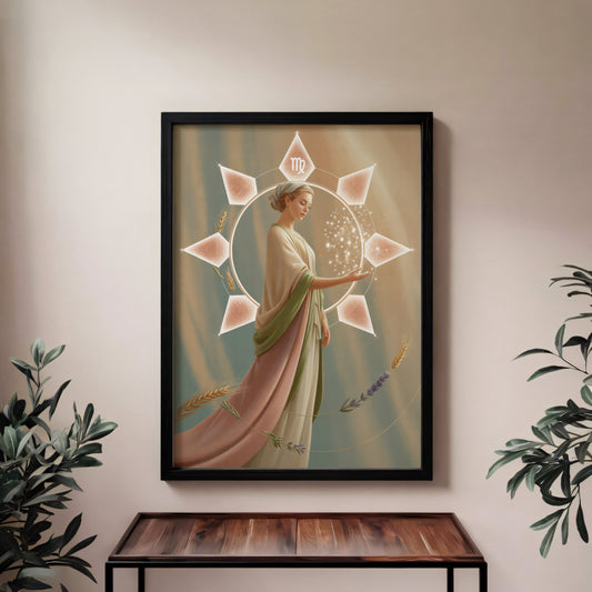 Virgo Vibrant Wall Art