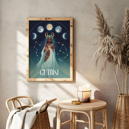 Gemini Mystical Wall Art