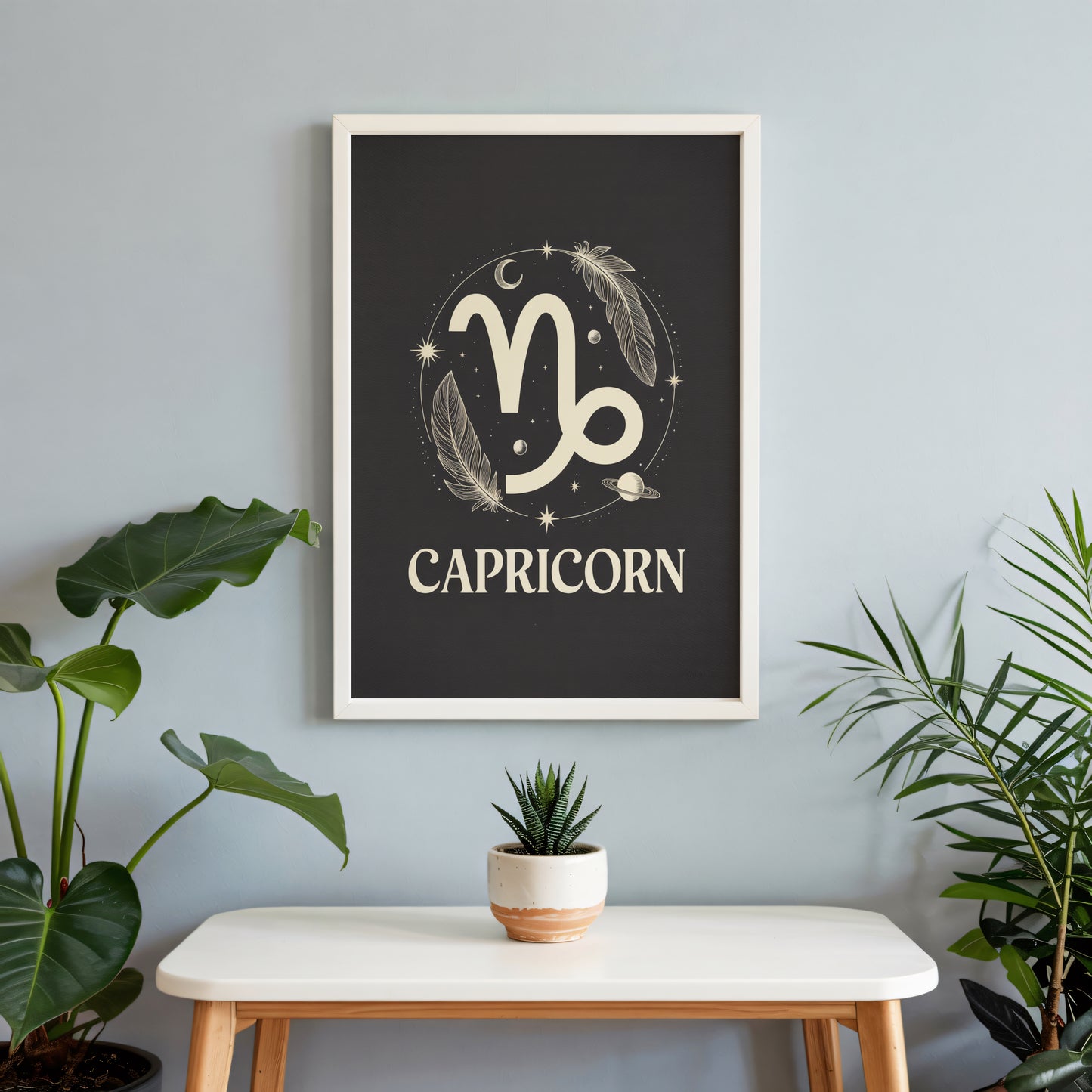 Capricorn Striking High Contrast Wall Art