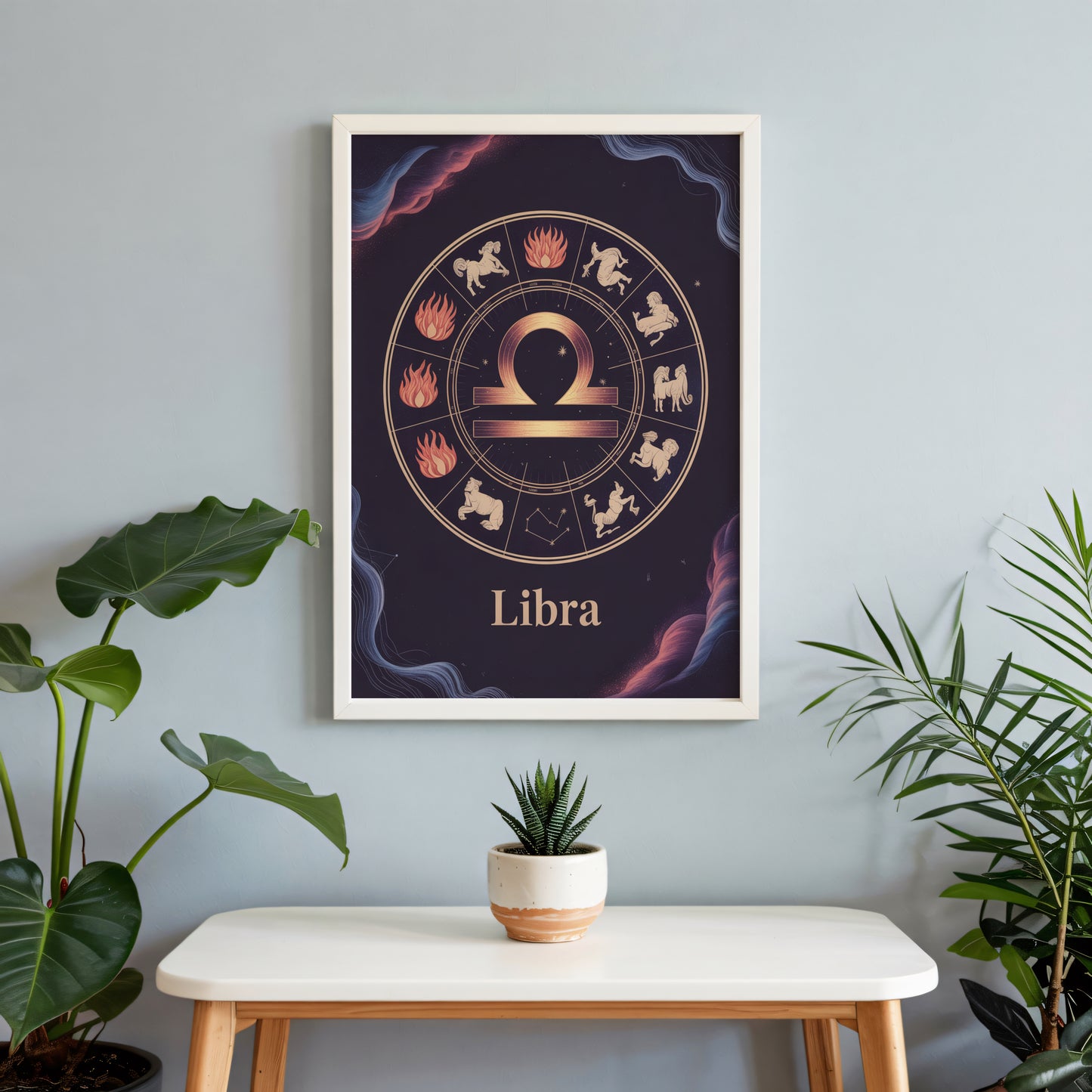 Libra Circular Wall Art