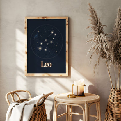 Leo Points Wall Art