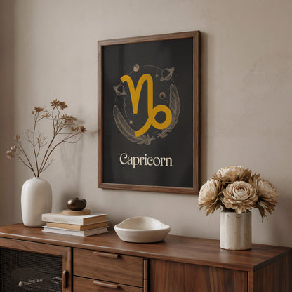 Capricorn Bold Wall Art