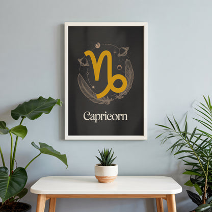 Capricorn Bold Wall Art