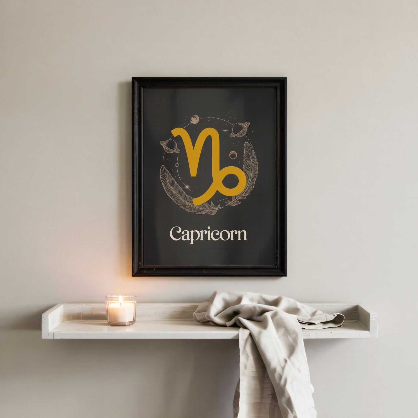 Capricorn Bold Wall Art