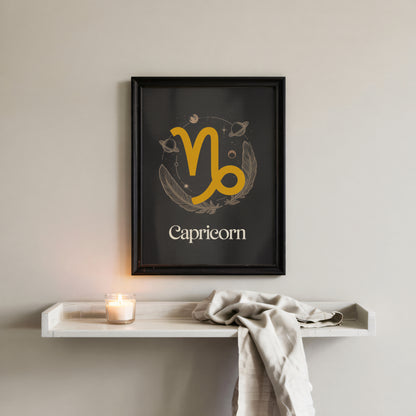 Capricorn Bold Wall Art