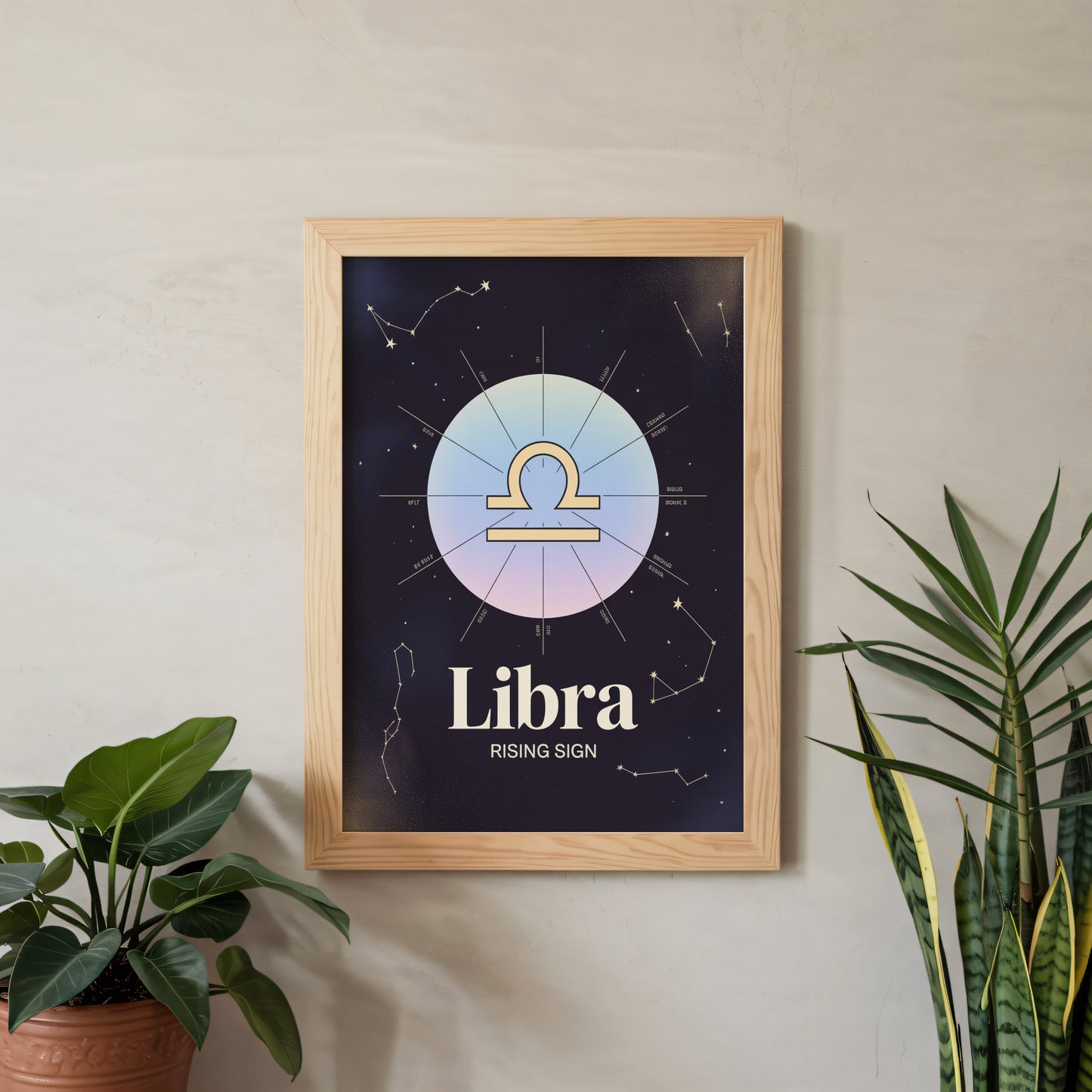 Libra Birth Wall Art