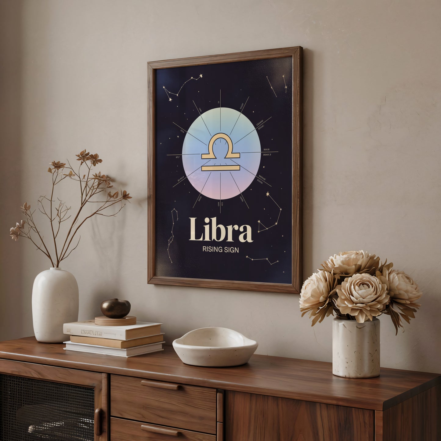 Libra Birth Wall Art