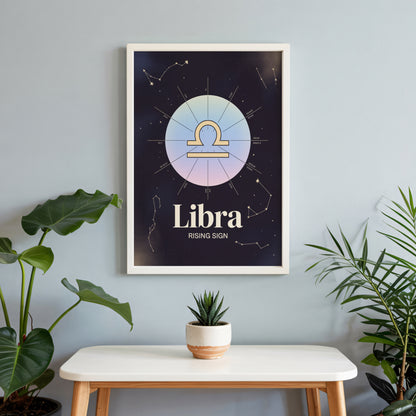 Libra Birth Wall Art