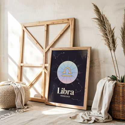 Libra Birth Wall Art