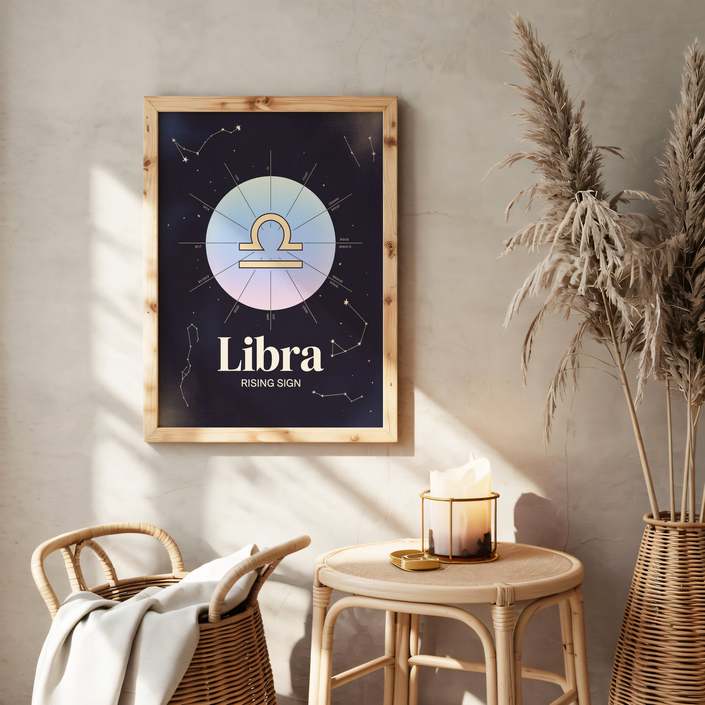 Libra Birth Wall Art