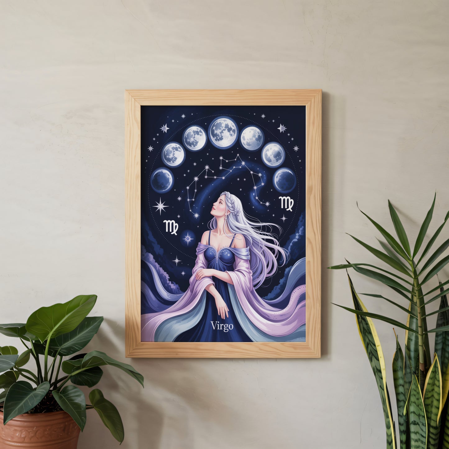 Virgo Vivid Wall Art