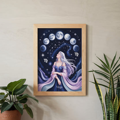 Virgo Vivid Wall Art