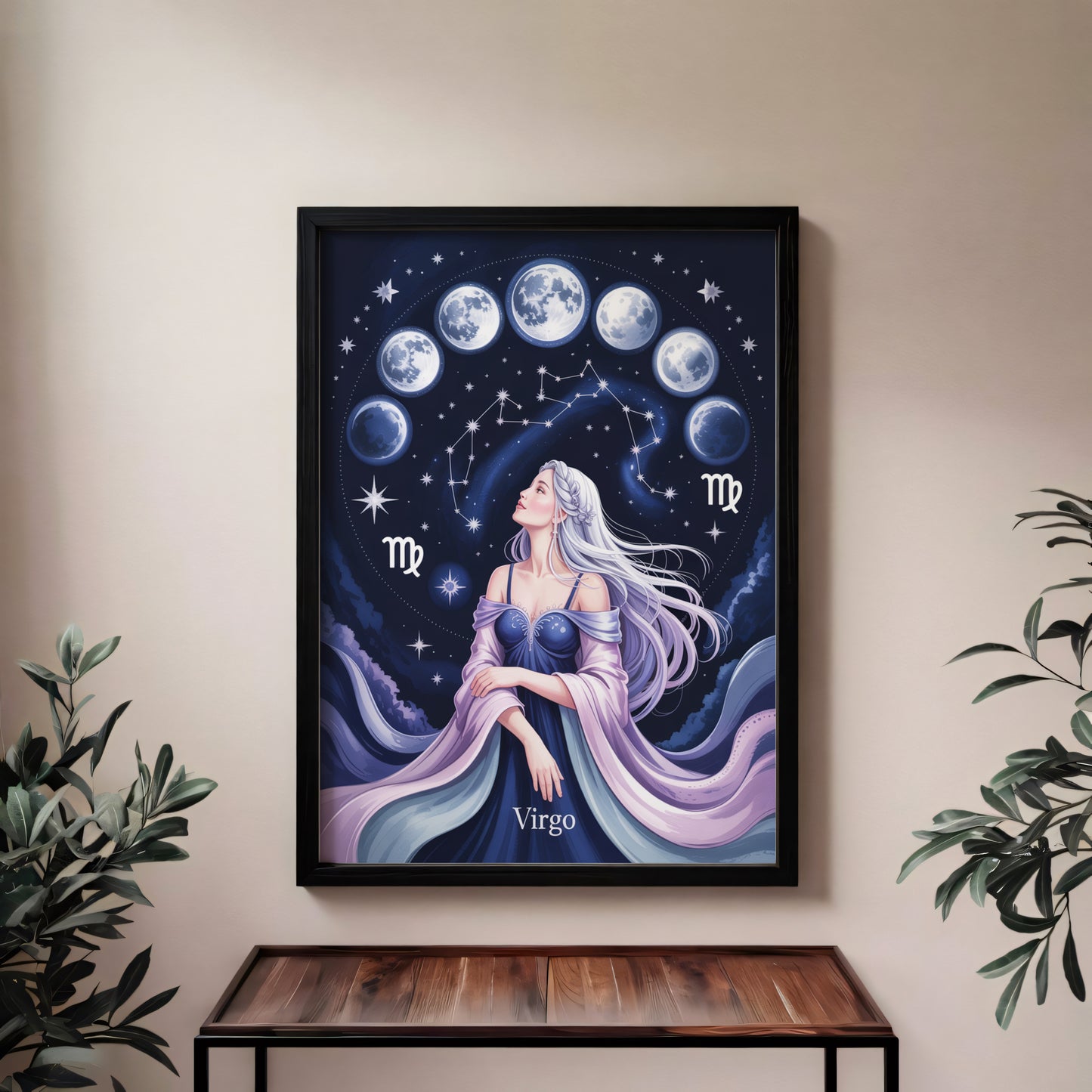 Virgo Vivid Wall Art