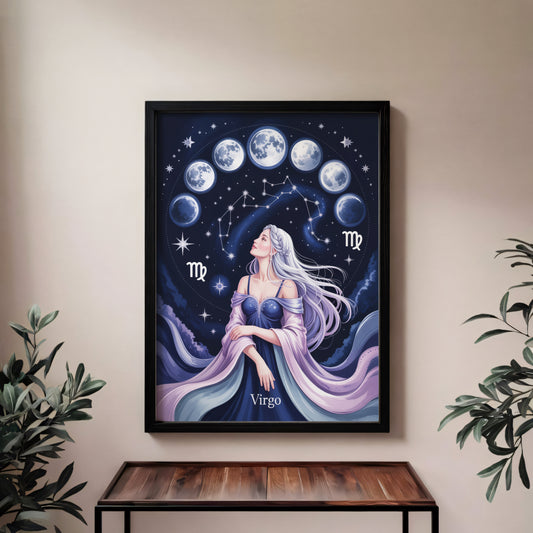 Virgo Vivid Wall Art
