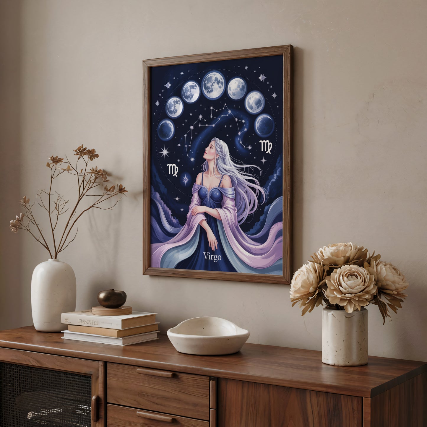 Virgo Vivid Wall Art