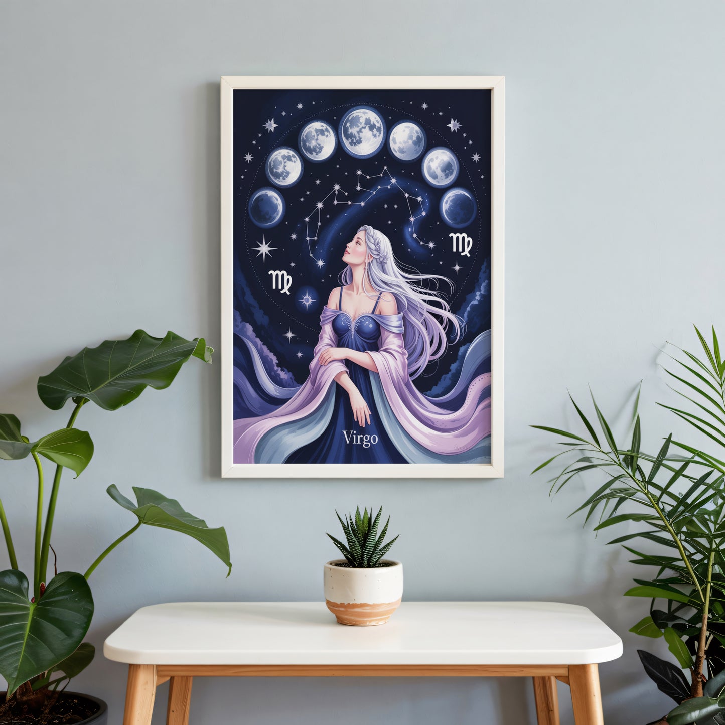 Virgo Vivid Wall Art