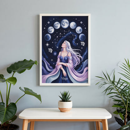 Virgo Vivid Wall Art