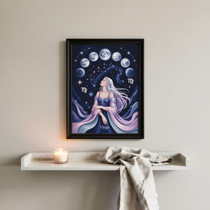 Virgo Vivid Wall Art
