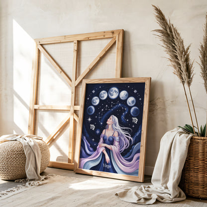 Virgo Vivid Wall Art