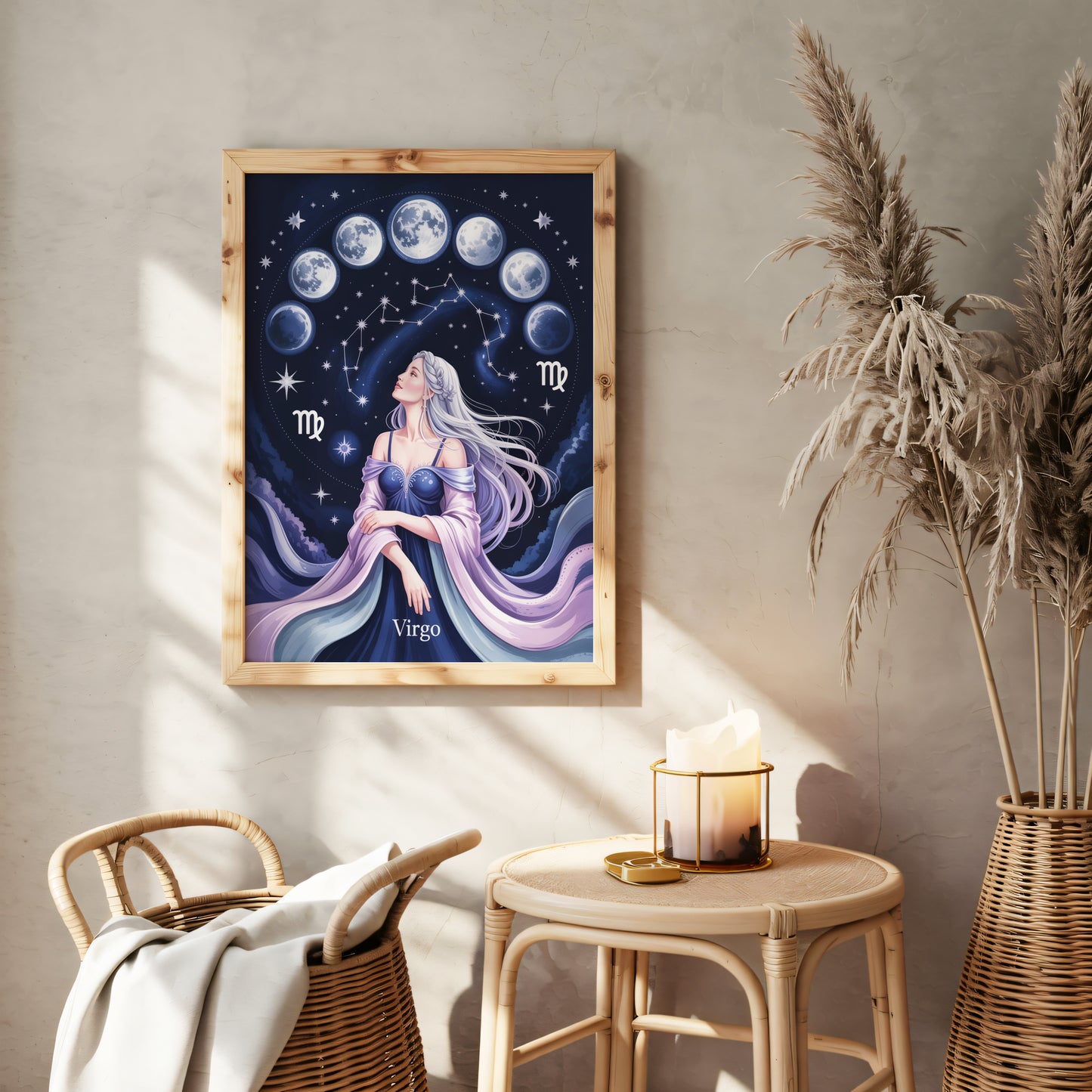 Virgo Vivid Wall Art