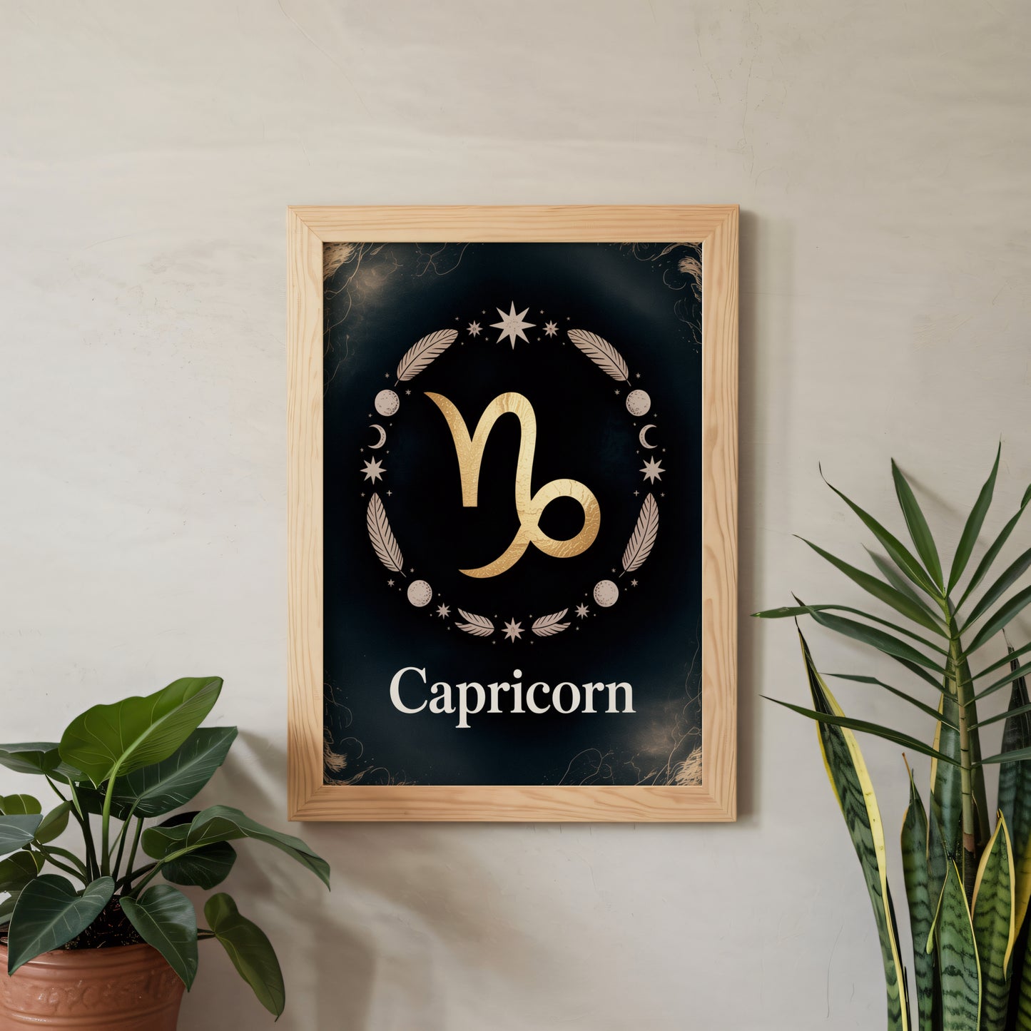 Capricorn Subtle Wall Art