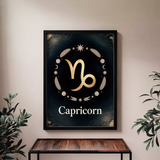 Capricorn Subtle Wall Art
