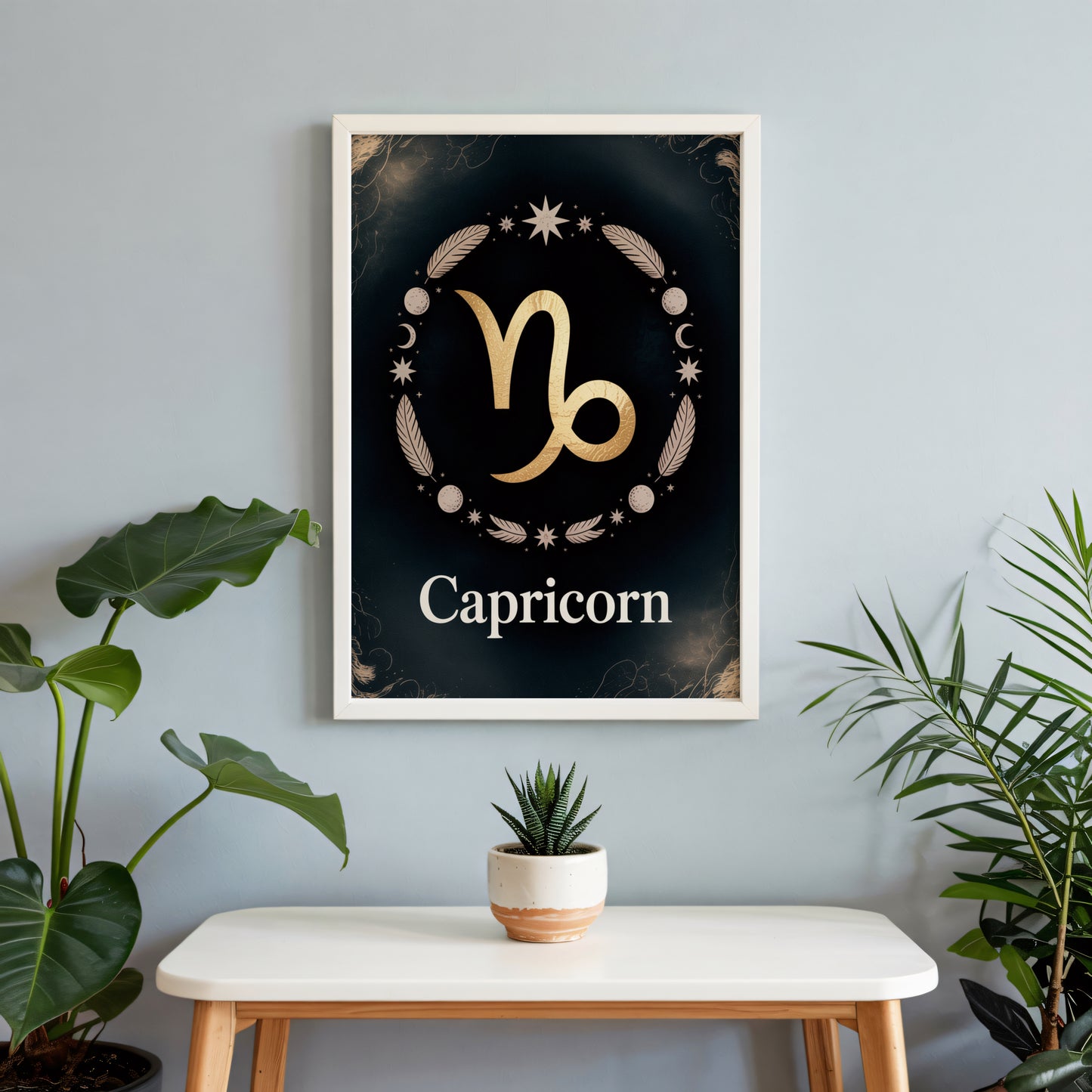 Capricorn Subtle Wall Art