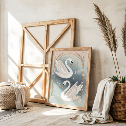 Libra Vibrant Wall Art