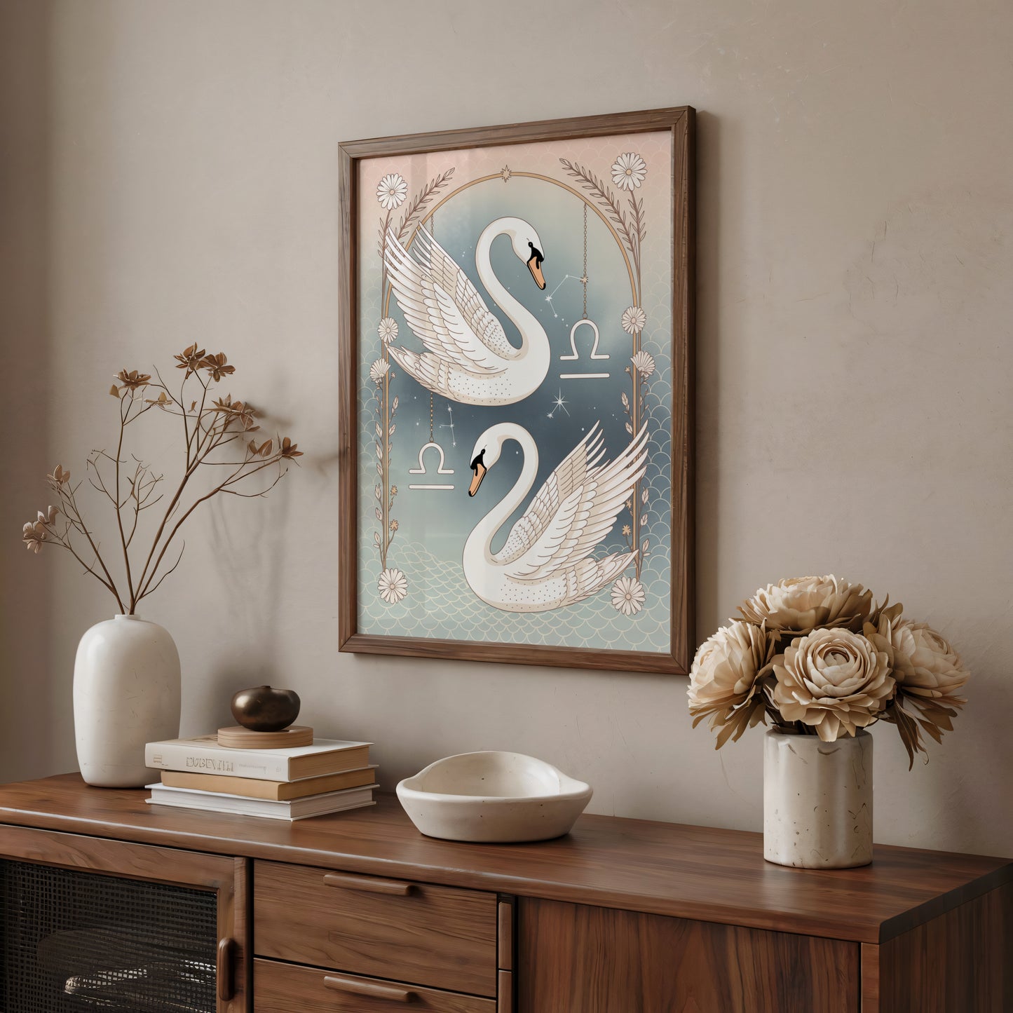 Libra Vibrant Wall Art