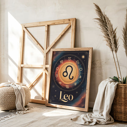 Leo Circular Wall Art