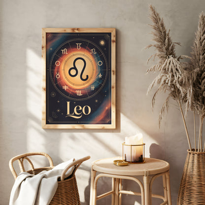 Leo Circular Wall Art