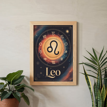 Leo Circular Wall Art