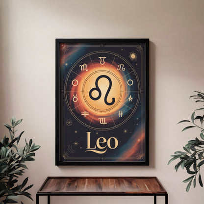 Leo Circular Wall Art