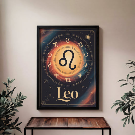 Leo Circular Wall Art