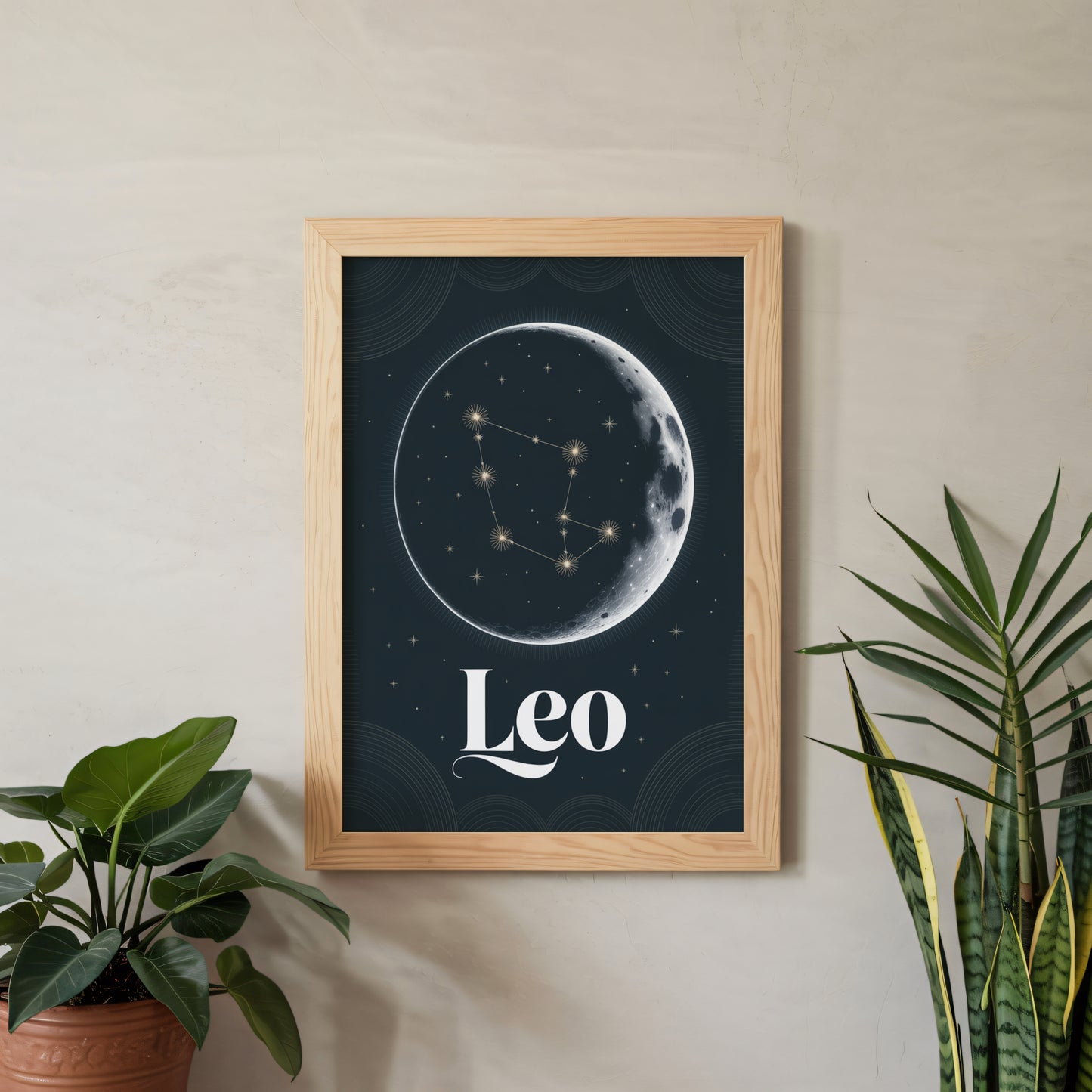 Leo Celestial Wall Art