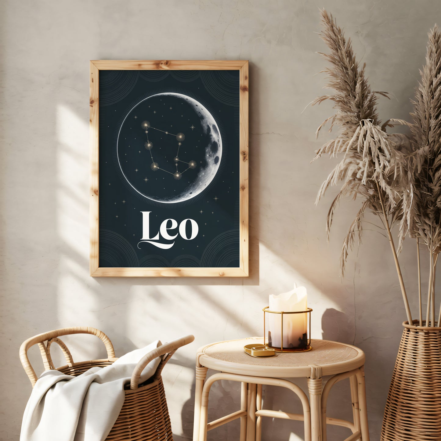 Leo Celestial Wall Art
