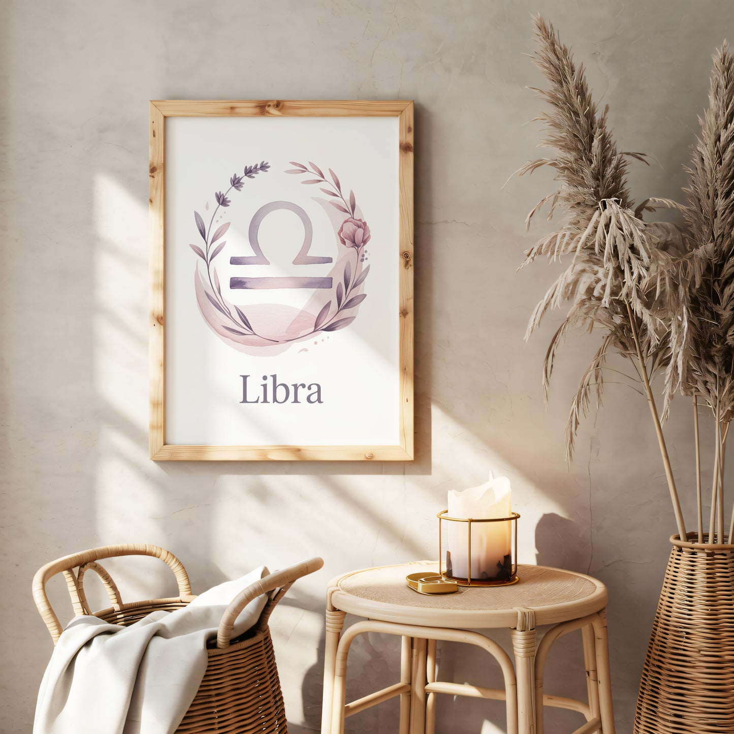 Libra Delicate Wall Art