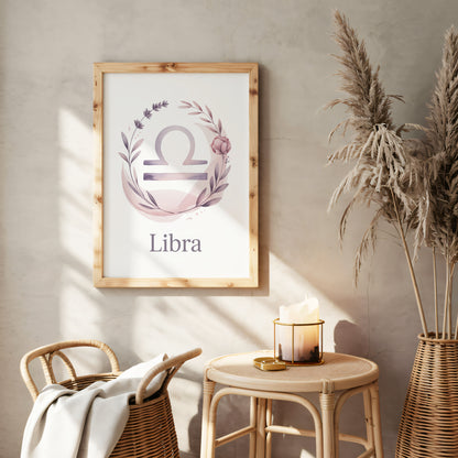 Libra Delicate Wall Art