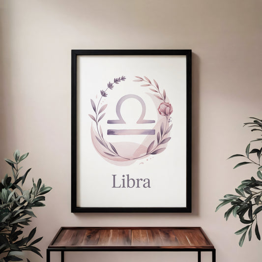 Libra Delicate Wall Art