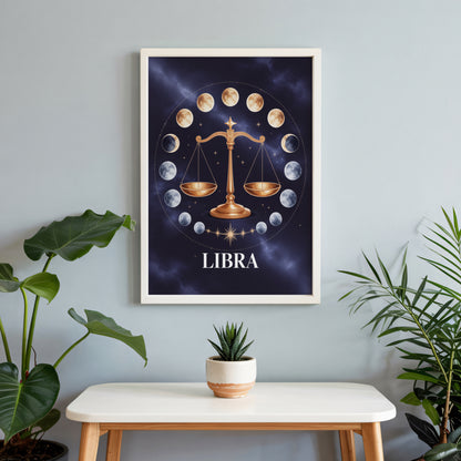 Libra Detailed Wall Art