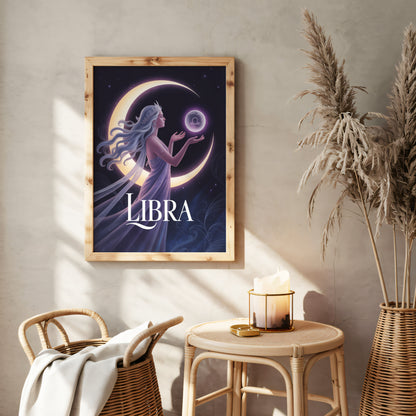 Libra Lunar Wall Art