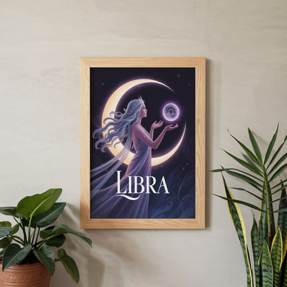 Libra Lunar Wall Art